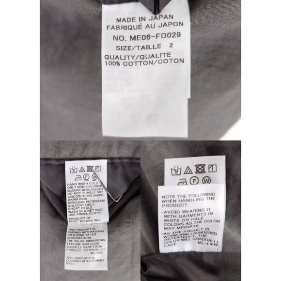 Issey Miyake Men Faded Basic Blazer Size 2 US S Mens Gray - Picture 15 of 16